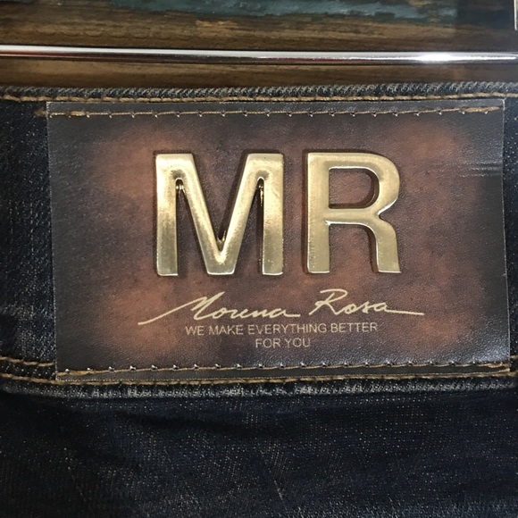 Morena Rosa Calca Premium Sequin Skinny Jeans Size 38 - Picture 9 of 16